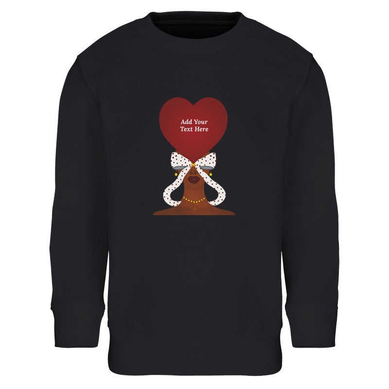 Personalised Recycled Blend Kids Sweatshirt