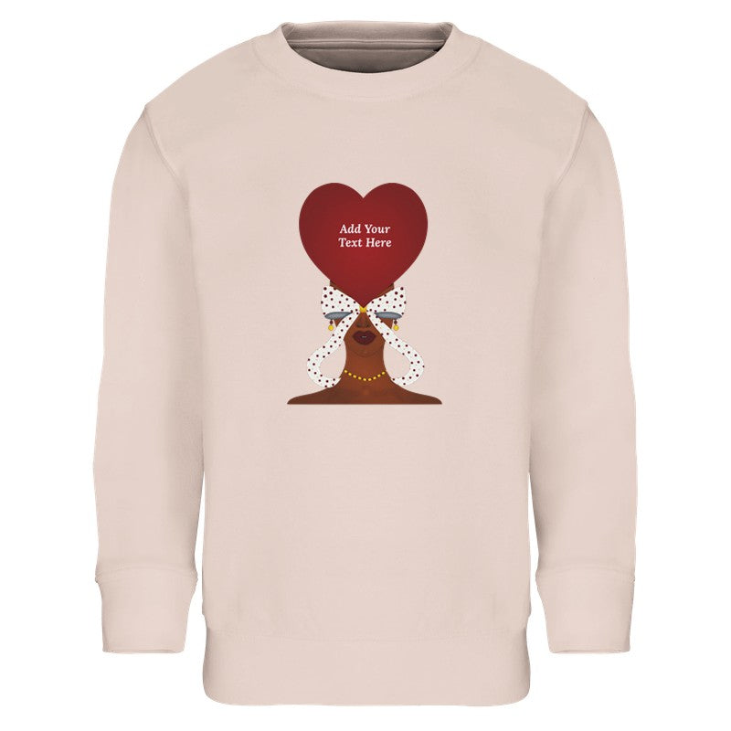 Personalised Recycled Blend Kids Sweatshirt